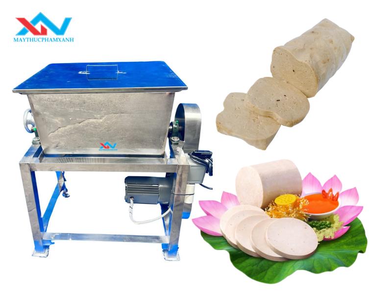 #Ứng Dụng Máy Trộn Thực Phẩm Nằm Ngang Làm Chả Chay Đơn Giản
