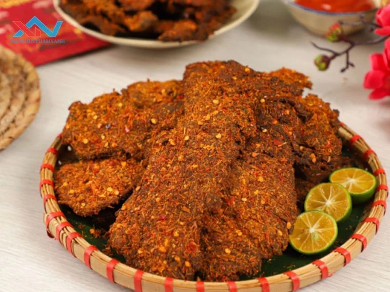 cách làm bánh tráng trộn không cần muối tôm