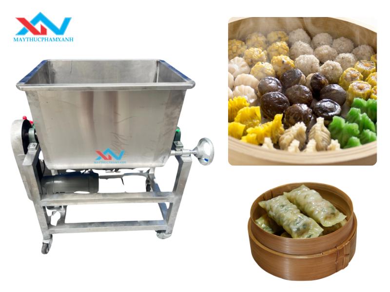 #Ứng Dụng Máy Trộn Thịt Nằm Ngang Làm Dimsum Chuẩn Nhà Hàng