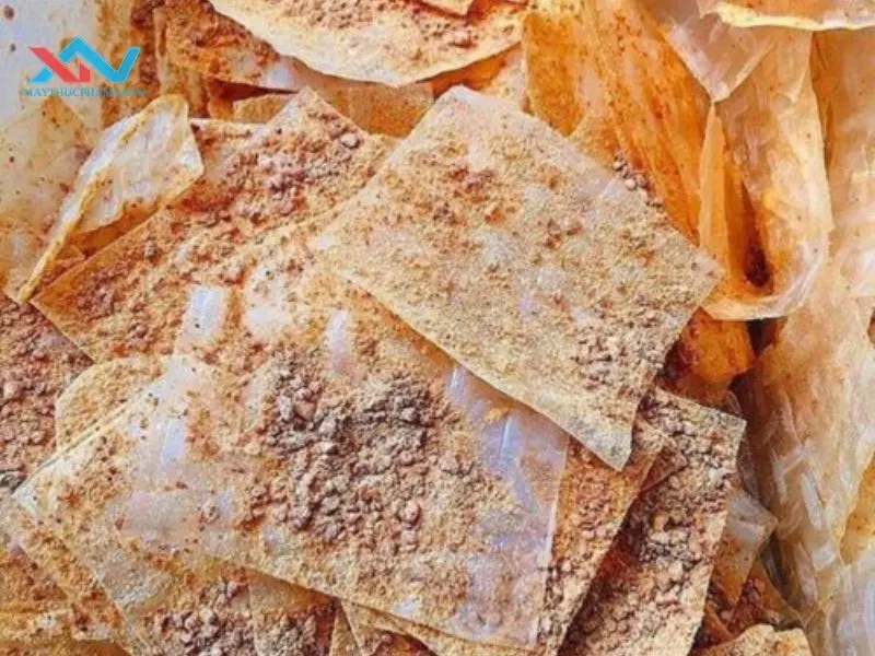 cách làm bánh tráng trộn trứng muối