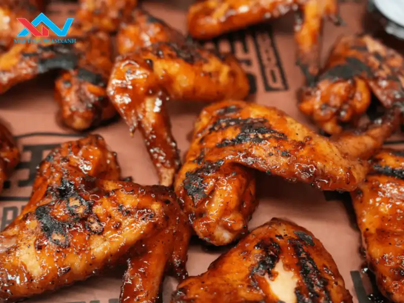 Lỗi nướng da gà bị cháy