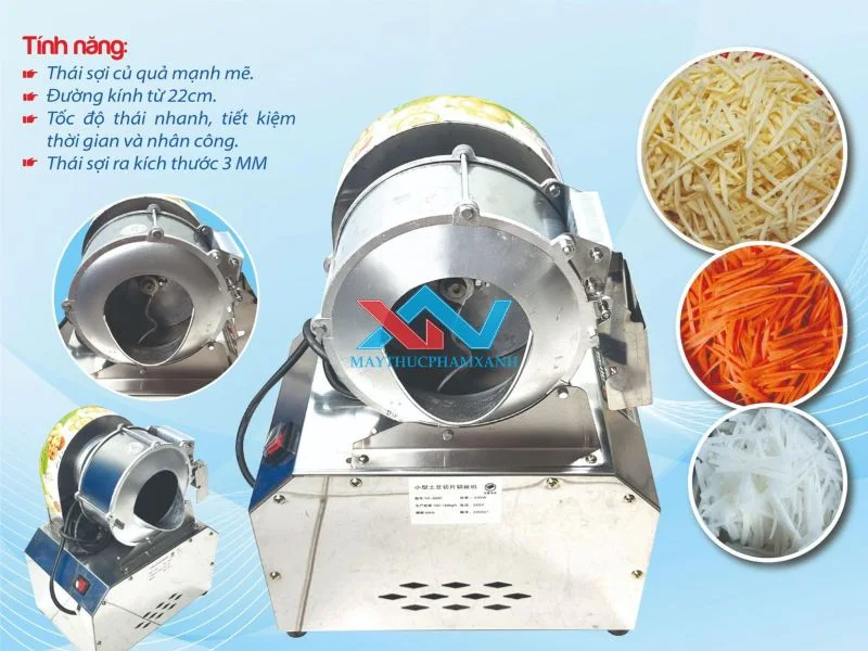 máy thái sợi đồ chua