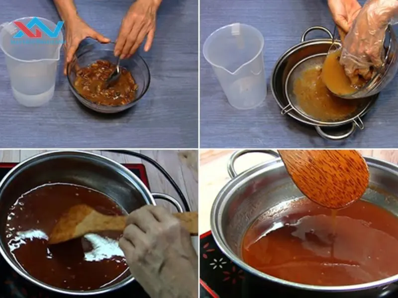 cách làm bánh tráng trộn trứng muối