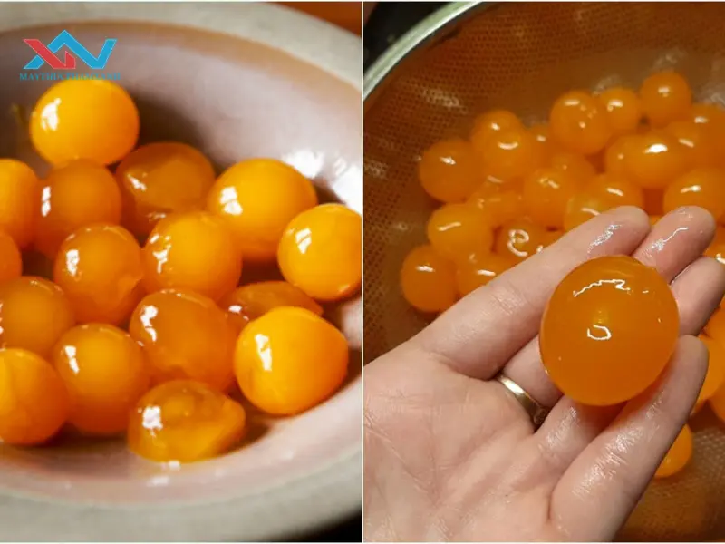 cách làm bánh tráng trộn trứng muối