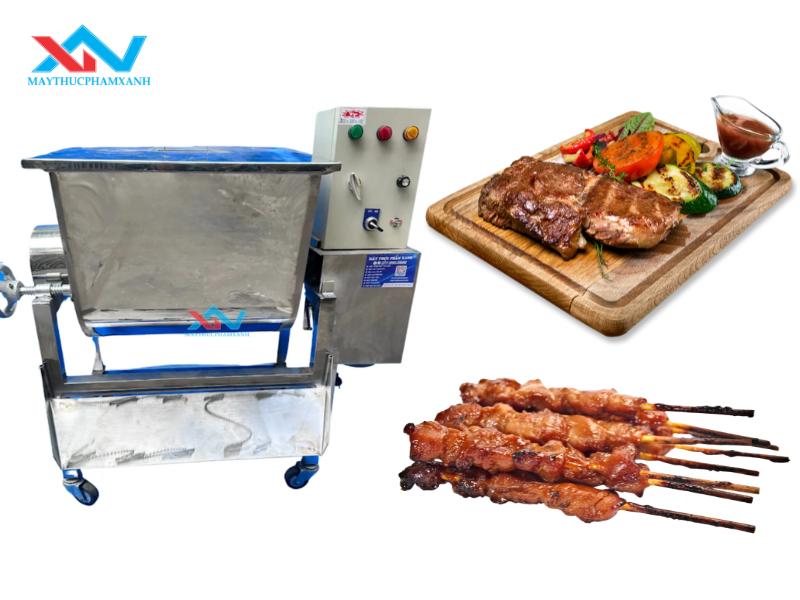 #Trộn Thị Nướng BBQ Với Máy Trộn Thực Phẩm Chuyên Nghiệp